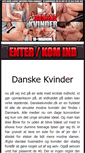 Mobile Screenshot of danskekvinder.dk